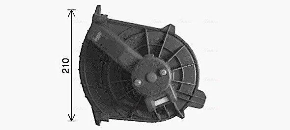 Вентилятор салону NISSAN/ OPEL/ RENAULT (вир-во AVA) AVA COOLING RT8655 (фото 1)
