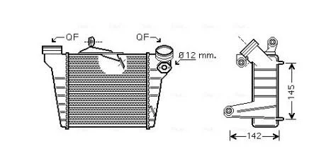 Інтеркулер AVA COOLING STA4036