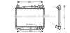 AVA TOYOTA Радіатор сист. охолодження Yaris 1.3/1.5 99- AVA COOLING TO2258 (фото 1)