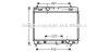 AVA TOYOTA Радіатор охолодження двиг. (з АКПП) Yaris 1.0/1.3 05- AVA COOLING TO2577 (фото 1)