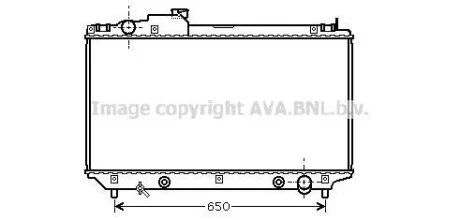 AVA LEXUS Радіатор системи охолодження двигуна LS 430 00- AVA COOLING TOA2315