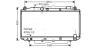 AVA TOYOTA Радіатор охолодження двиг. Rav 4 II 2.0D 01- AVA COOLING TOA2348 (фото 1)