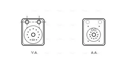 Охолоджувач оливи, моторна олива AVA COOLING VN3093