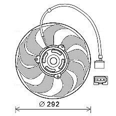 Вентилятор AVA COOLING VN7533