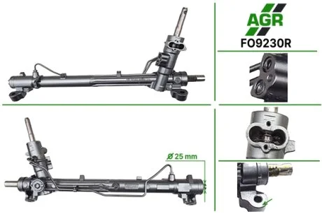 Рейка кермова з г/п (відновлена) Ford Focus, Focus C-MAX II 1.6D-2.0LPG 07.04-09.12 AGR FO9230R