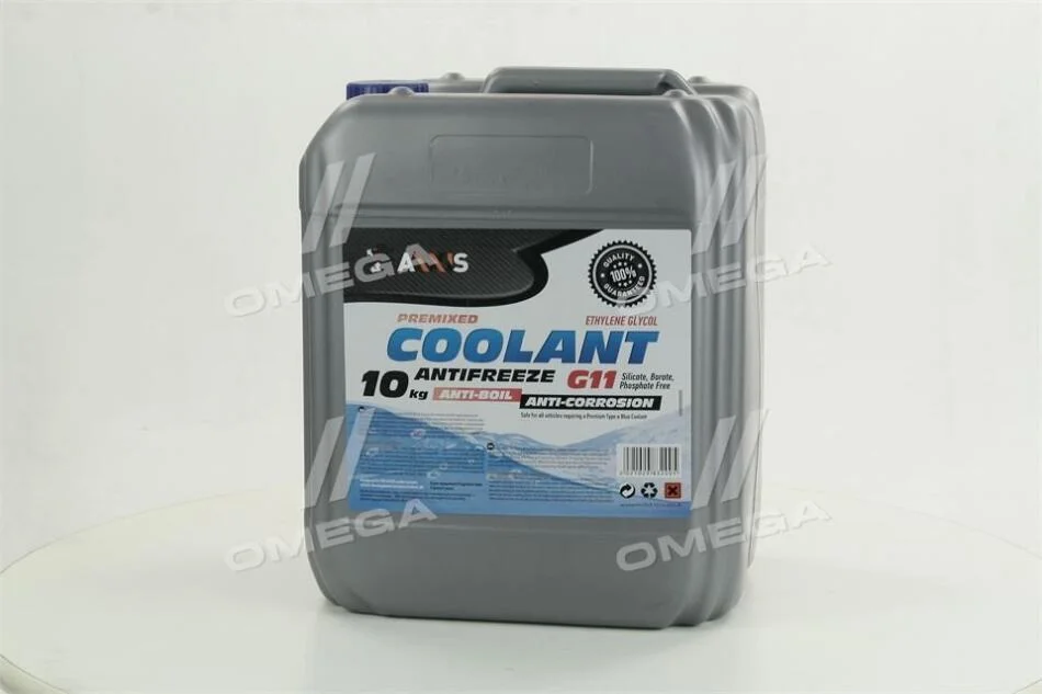 Антифриз BLUE G11 Сoolant <> (синій) (Каністра 10кг) AXXIS AX2012 (фото 1)