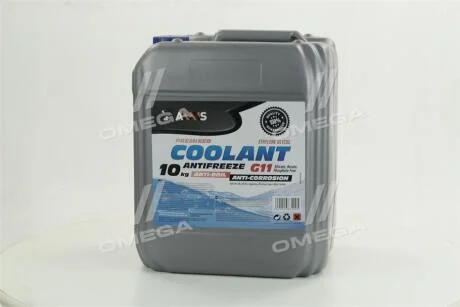 Антифриз BLUE G11 Сoolant <> (синій) (Каністра 10кг) AXXIS AX2012