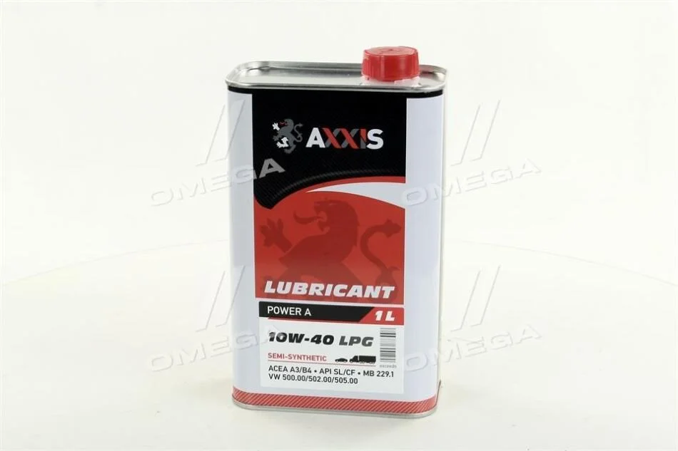 Масло моторн. 10W-40 LPG Power A (Каністра 1л) AXXIS AX2028 (фото 1)
