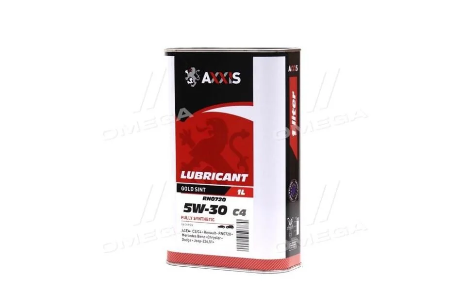 Масло моторн. 5W-30 С4 RN0720 (Каністра 1л) AXXIS AX2188 (фото 1)