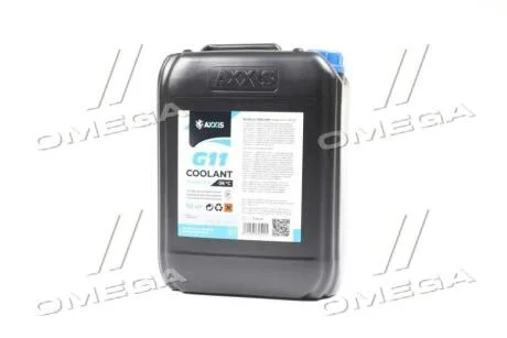 Антифриз BLUE G11 Сoolant Ready-Mix -36°C <> (синій) (Каністра 10кг) AXXIS AXP999G11B RDM10