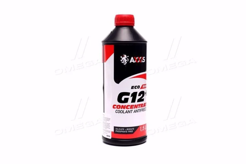 Антифриз концентрат ECO-80C RED G12+ (червоний) 1,5л <> AXXIS AXP999G12R ECO 1,5 (фото 1)