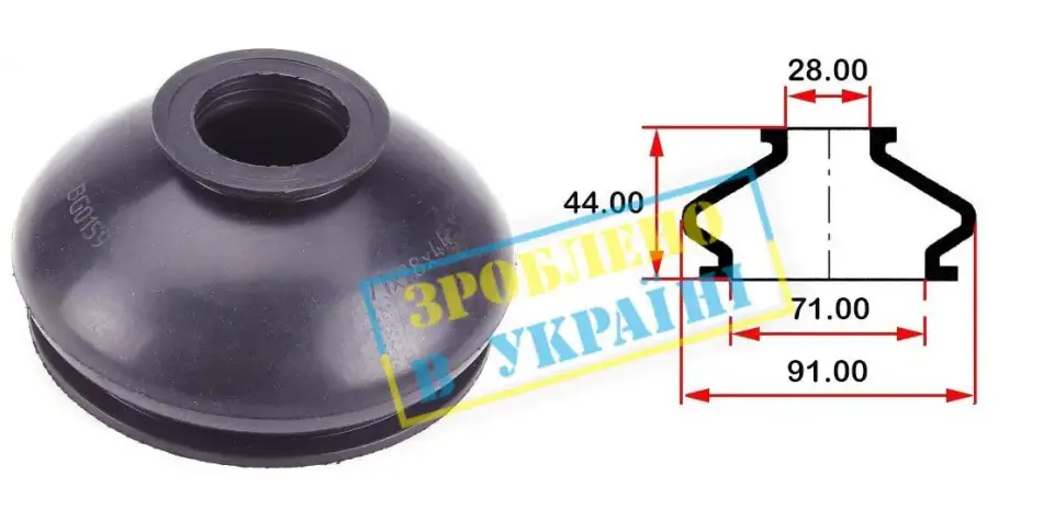 Пильник BELGUM PARTS BG0159 (фото 1)
