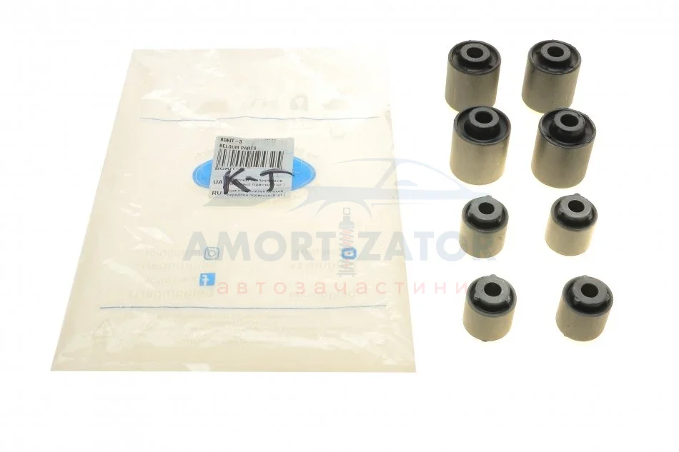 Комплект сайлентблоків передньої підвіски (8 шт.) Mitsubishi Galant 9204 BGKIT-3 BELGUM PARTS BGKIT3 (фото 1)