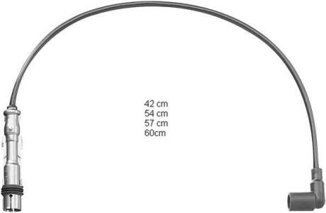 VW К-кт проводів запалювання Golf VI,Plus,Skoda Fabia,Audi A3 1.2TSI 09- BERU ZEF1629