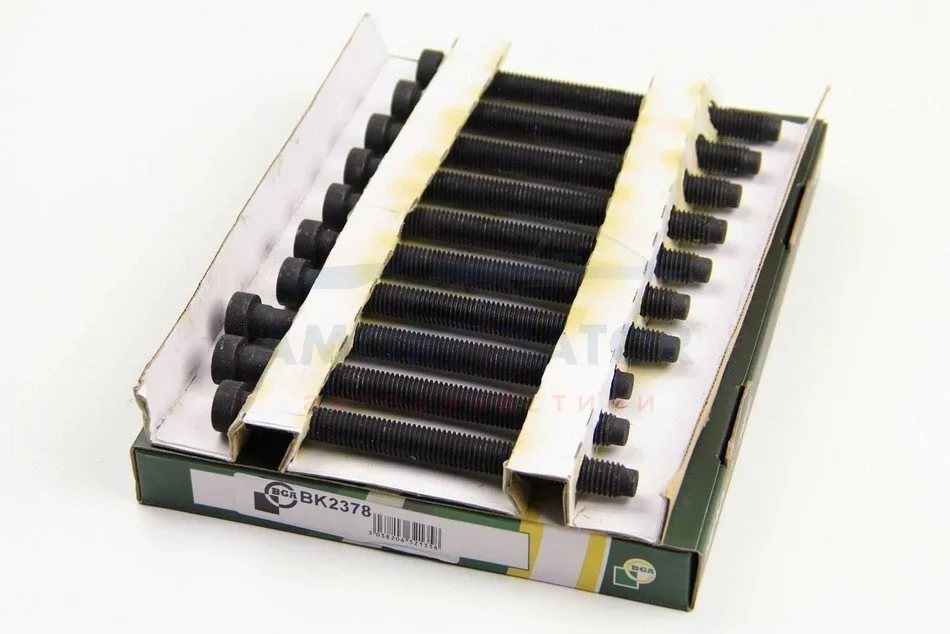 Комплект болтів з головкою системи TORX з чорного металу BGA BK2378 (фото 1)