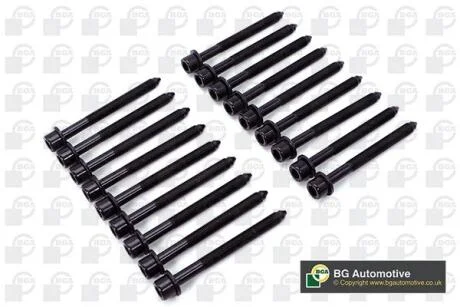 Комплект болтів з головкою системи TORX з чорного металу BGA BK3355