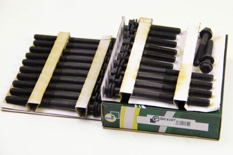 Комплект болтів з головкою системи TORX з чорного металу BGA BK4307