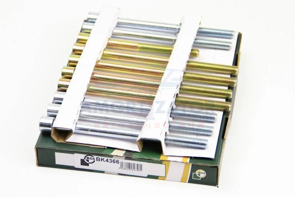 Комплект болтів з головкою системи TORX з чорного металу BGA BK4366 (фото 1)