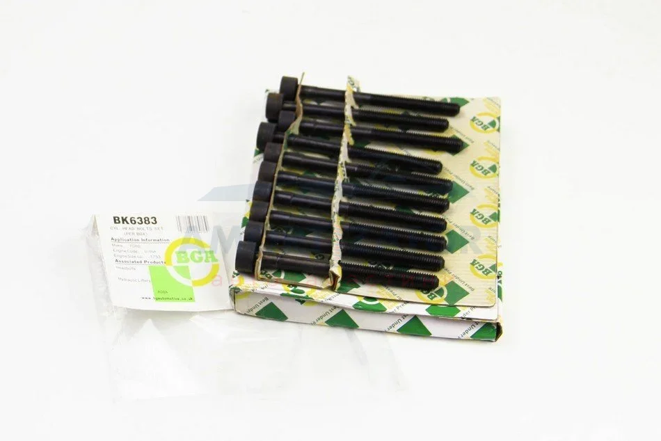 Комплект болтів з головкою системи TORX з чорного металу BGA BK6383 (фото 1)