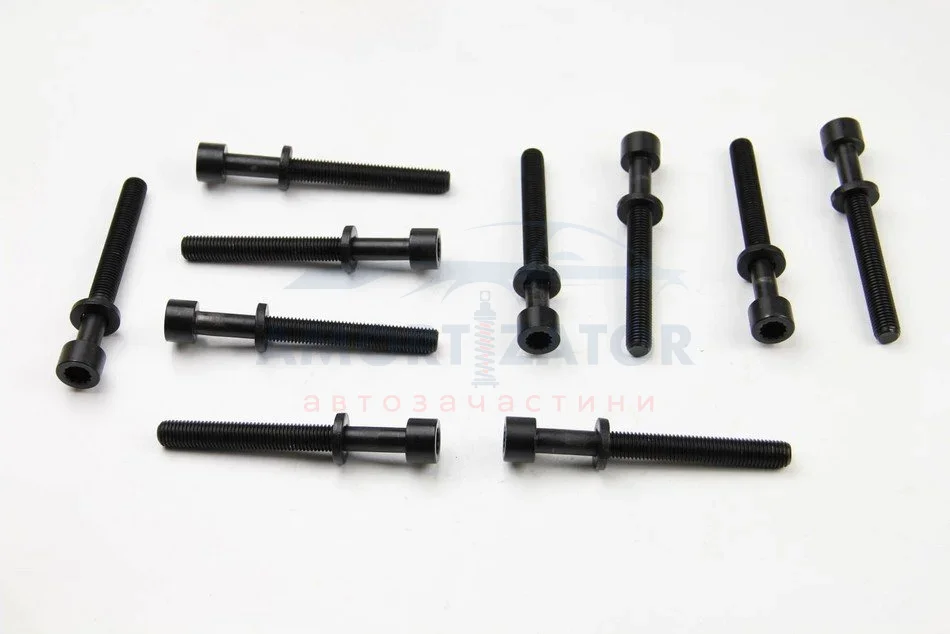 Комплект болтів з головкою системи TORX з чорного металу BGA BK6396 (фото 1)