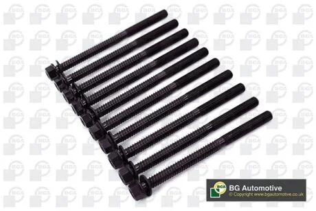 Комплект болтів з головкою системи TORX з чорного металу BGA BK6400