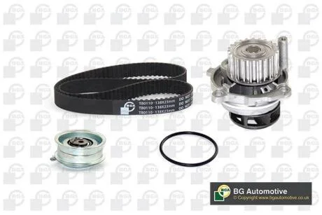 Комплект ГРМ (+ помпа) Audi A3/A4/Skoda Octavia/Caddy 1.6 96-13 BGA TB0110CPK1