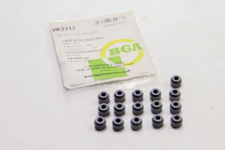 Комплект ущільнень, шток клапана BGA VK2315