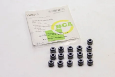 Комплект ущільнень, шток клапана BGA VK2315