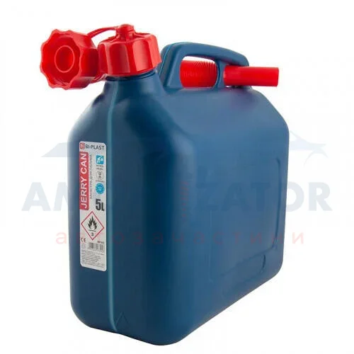 Bi-Plast Каністра пластикова HDPE для палива 5л з лійкою Bi-PLAST BP305 (фото 1)