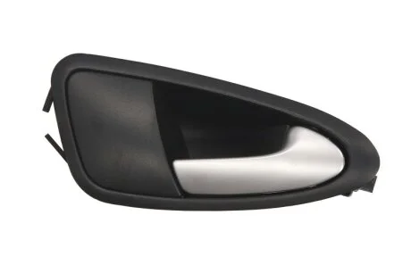 Ручка дверей передн Прав (внутрішн, срібн/чорний) SEAT IBIZA IV 6J, IBIZA IV 6P 03.08-06.17 BLIC 601010016402P