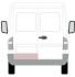 Ремонтна панель дверей задн Лів (Підлога) MERCEDES SPRINTER 901, 902, 903, 904, 905 VW LT II 01.95-07.06 BLIC 6015003546171P (фото 2)