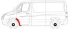 Ремонтна частина крила передн лів (задня частина) MERCEDES SPRINTER 906 VW CRAFTER 2E 04.06-06.18 BLIC 6504033548331P (фото 2)