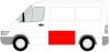 Ремкомплект бічної панелі кузова лів (нижня частина, висота 118см) MERCEDES SPRINTER 901, 902, 903, 904, 905 VW LT II 01.95-07.06 BLIC 6505063546011P (фото 2)