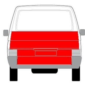 Ремонтна панель дверей задн (обшивка, нижня частина) VW TRANSPORTER T4 07.90-04.03 BLIC 6508049558721P
