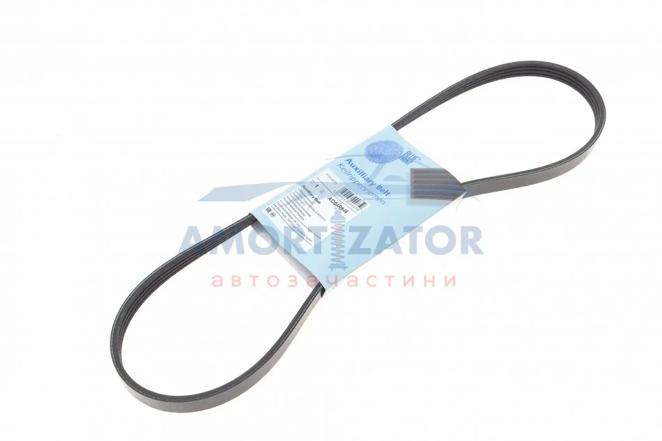 Ремінь генератора поліклиновий BLUE PRINT AD04R946 (фото 1)