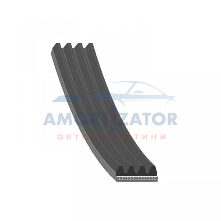 Ремінь поліклиновий 4SK906 (Elastic) BLUE PRINT AD04S906 (фото 1)