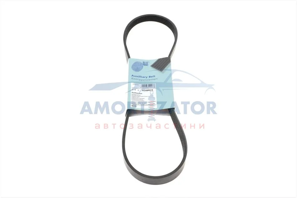 Ремінь генератора поліклиновий BLUE PRINT AD05R915 (фото 1)