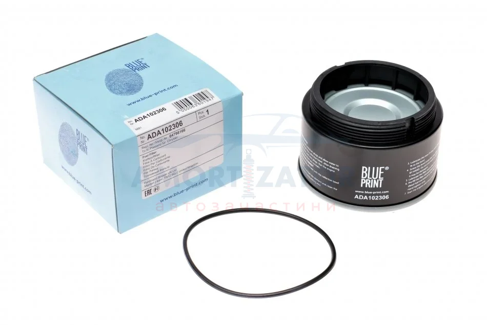 Фільтр палива з ущільнюючим кільцем BLUE PRINT ADA102306 (фото 1)