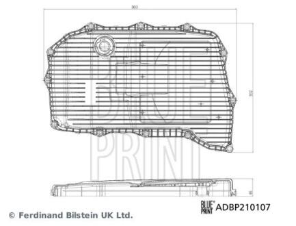 Гідравлічний фільтр, автоматична коробка передач BLUE PRINT ADBP210107