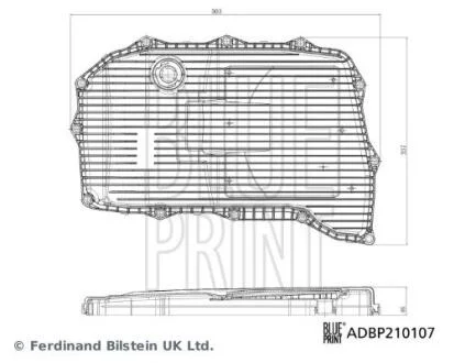 Гідравлічний фільтр, автоматична коробка передач BLUE PRINT ADBP210107