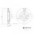 MG Гальмівний диск передн. MG 3 1.5 16- BLUE PRINT ADBP430030 (фото 3)