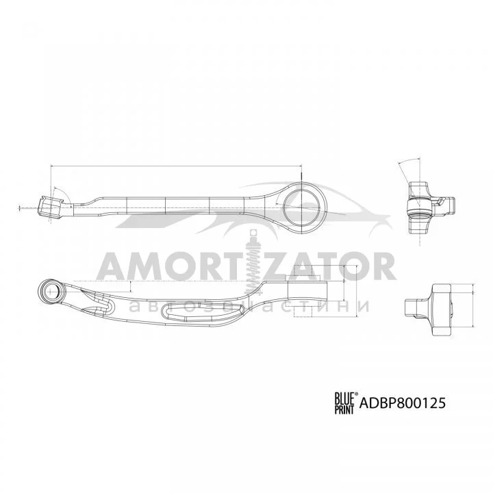 HYUNDAI подушка двигуна задн.Tucson,Kia Sportage 2.0 04- BLUE PRINT ADBP800125 (фото 1)