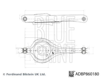 Важіль підвіски, підвіска коліс BLUE PRINT ADBP860180