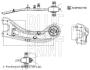 Важіль підвіски, підвіска коліс BLUE PRINT ADBP860198 (фото 1)