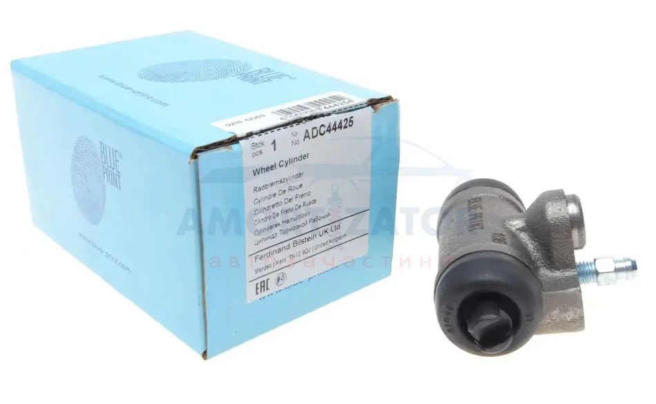 Циліндр гальмівний робочий BLUE PRINT ADC44425 (фото 1)