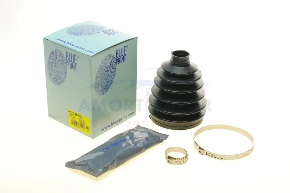 Ремонтний комплект пильника шруса з елементами монтажу BLUE PRINT ADC48120 (фото 1)