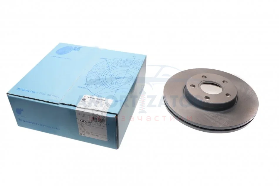 Диск гальмівний BLUE PRINT ADF124311 (фото 1)
