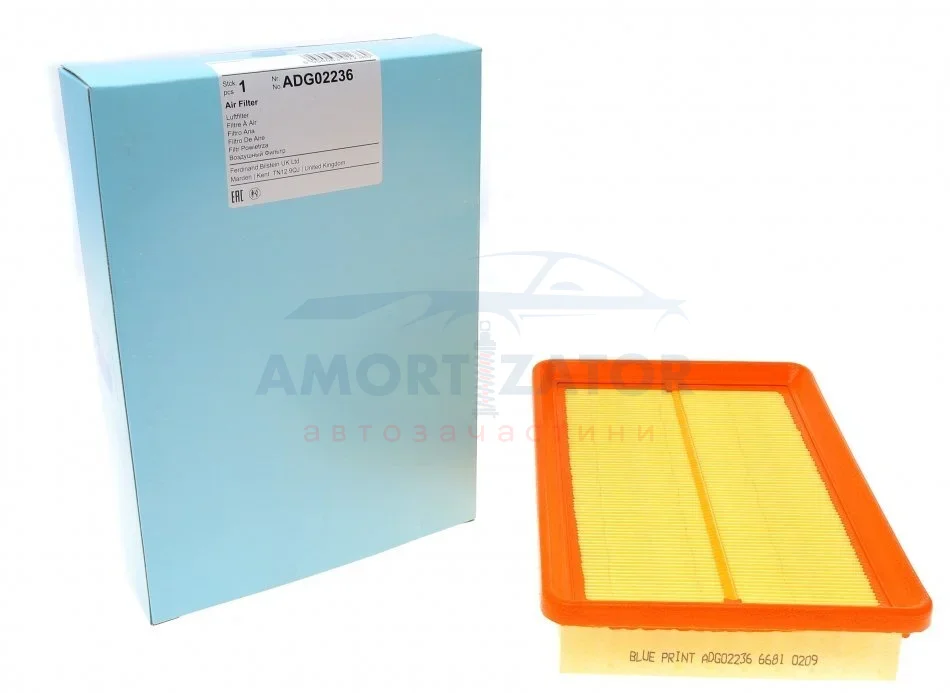Фильтр воздушный BLUE PRINT ADG02236 (фото 1)