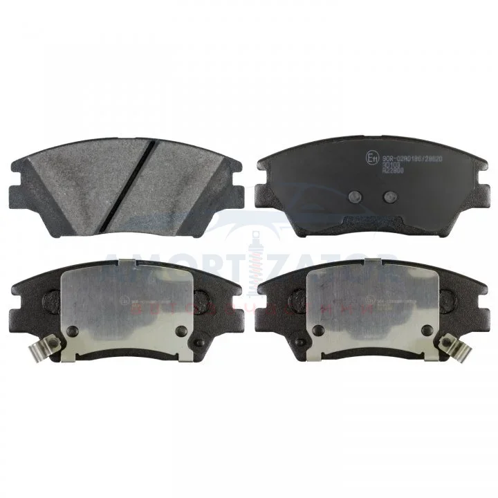 Комплект гальмівних колодок передн, SSANGYONG KORANDO, TIVOLI, TORRES, XLV 1.2-1.6LPG 03.15- BLUE PRINT ADG042168 (фото 1)