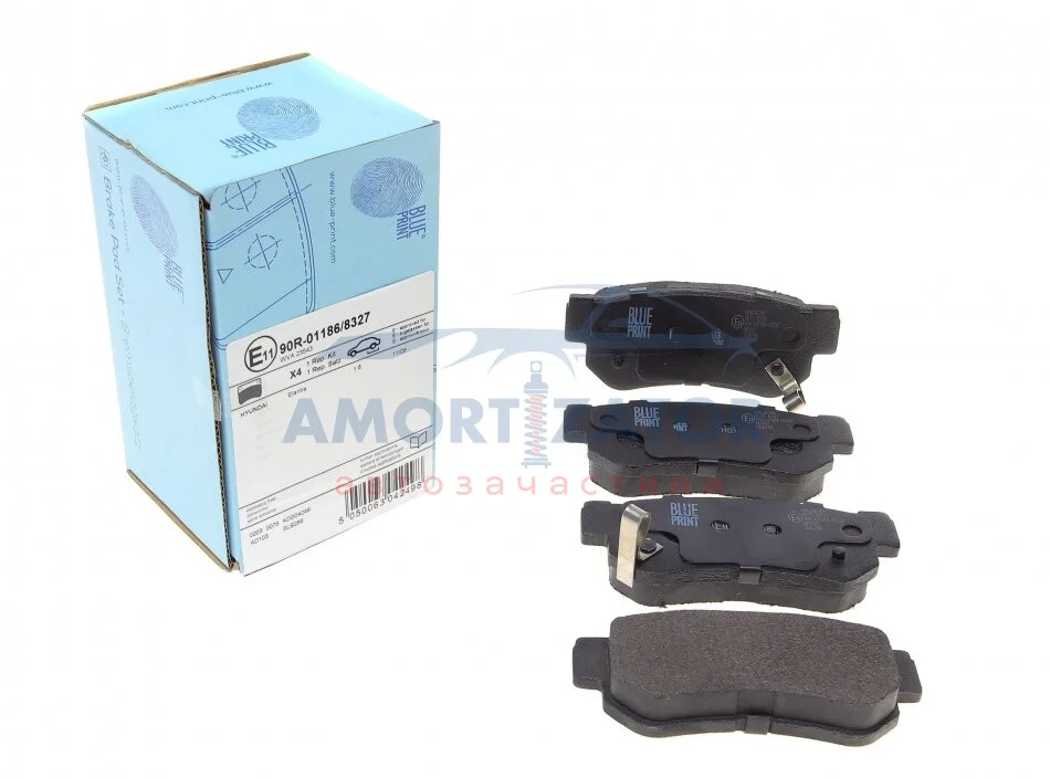 К-т колодок гальмівних BLUE PRINT ADG04249 (фото 1)